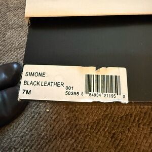 Dolce Vita Black Leather Ankle Boots